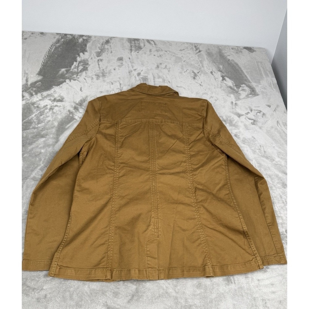 Eddie Bauer Brown Utility Short Jacket Womens T18 Safari Cargo Blazer Legend - Picture 6 of 8